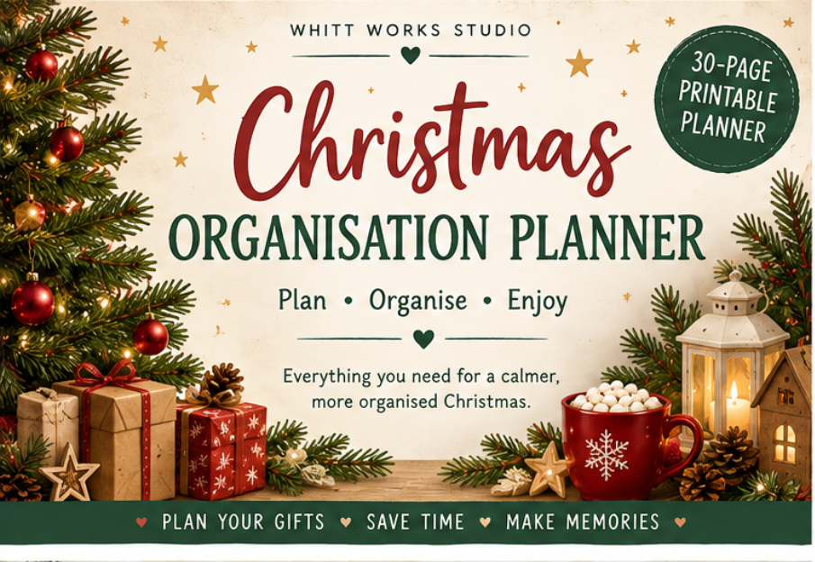 Christmas Organisation Planner – Plan, Organise & Enjoy the Festive Season Christmas Organisation Planner – Plan, Organise & Enjoy the Festive Season